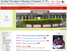 Tablet Screenshot of jnvchandauli.com